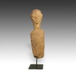 Bura Figurative Vessel Top, Based, Bura People, Niger