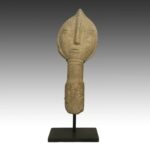 Bura Figurative Funerary Marker, Based, Bura People, Niger