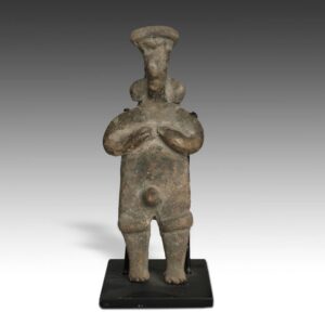 Mexican Terra Cotta Standing Figure, Based