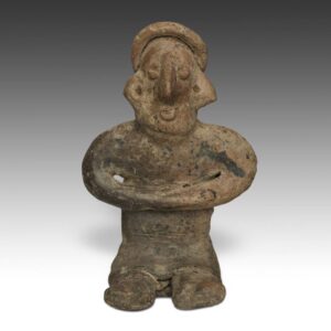 Mexican Terra Cotta Seated Figure