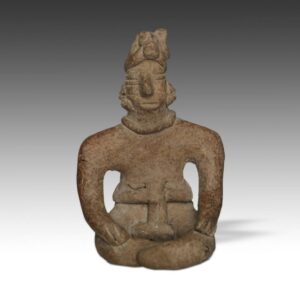 Mexican Seated Priapic Male Figure