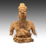 Indian Tikka Container, on Footed Plinth, India