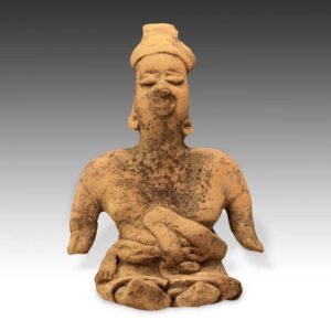 Mexican Seated Female Figure