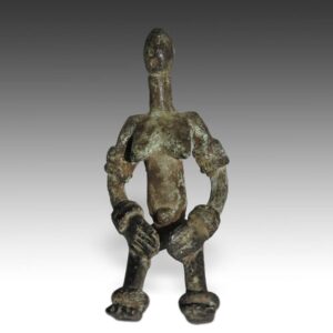 Dogon Iron Seated Figure
