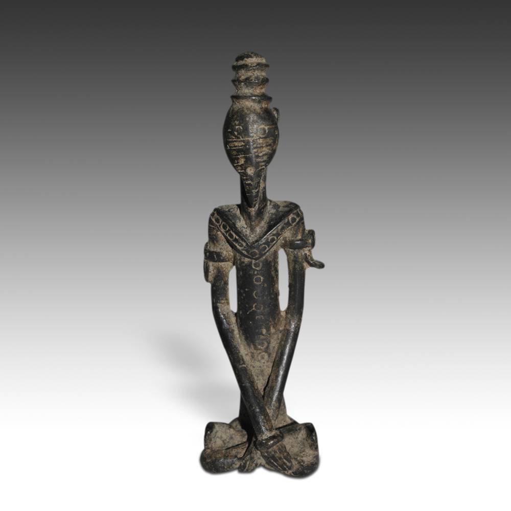 Bambara Bronze Figure, Mali