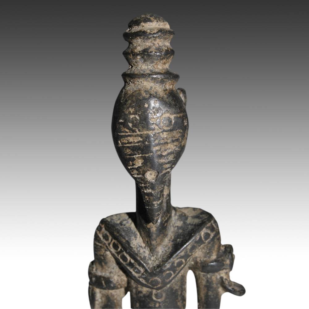Bambara Bronze Figure, Mali - Image 4