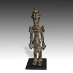 Dogon Hair Pin Depicting Two Reptiles, Based, Dogon Peoples, Mali