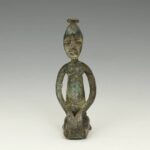 Dogon Forged Iron Standing Figure, Based, Dogon Peoples, Mali