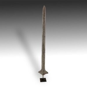 African Forged Iron Sword Currency, Based