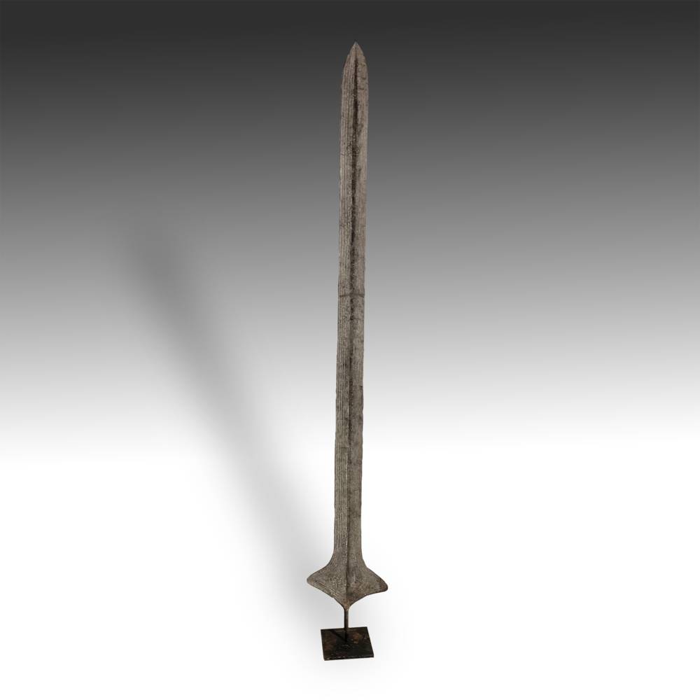African Forged Iron Sword Currency, Based