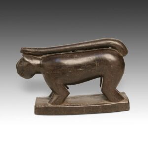 Indonesian Standing Feline Figure