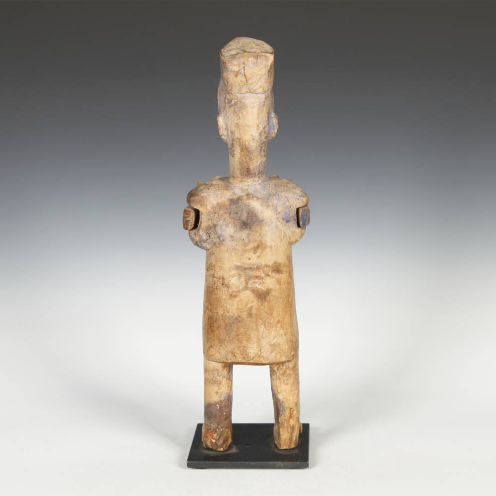 Fante Standing Figure with Arms Raised, Based - Image 4