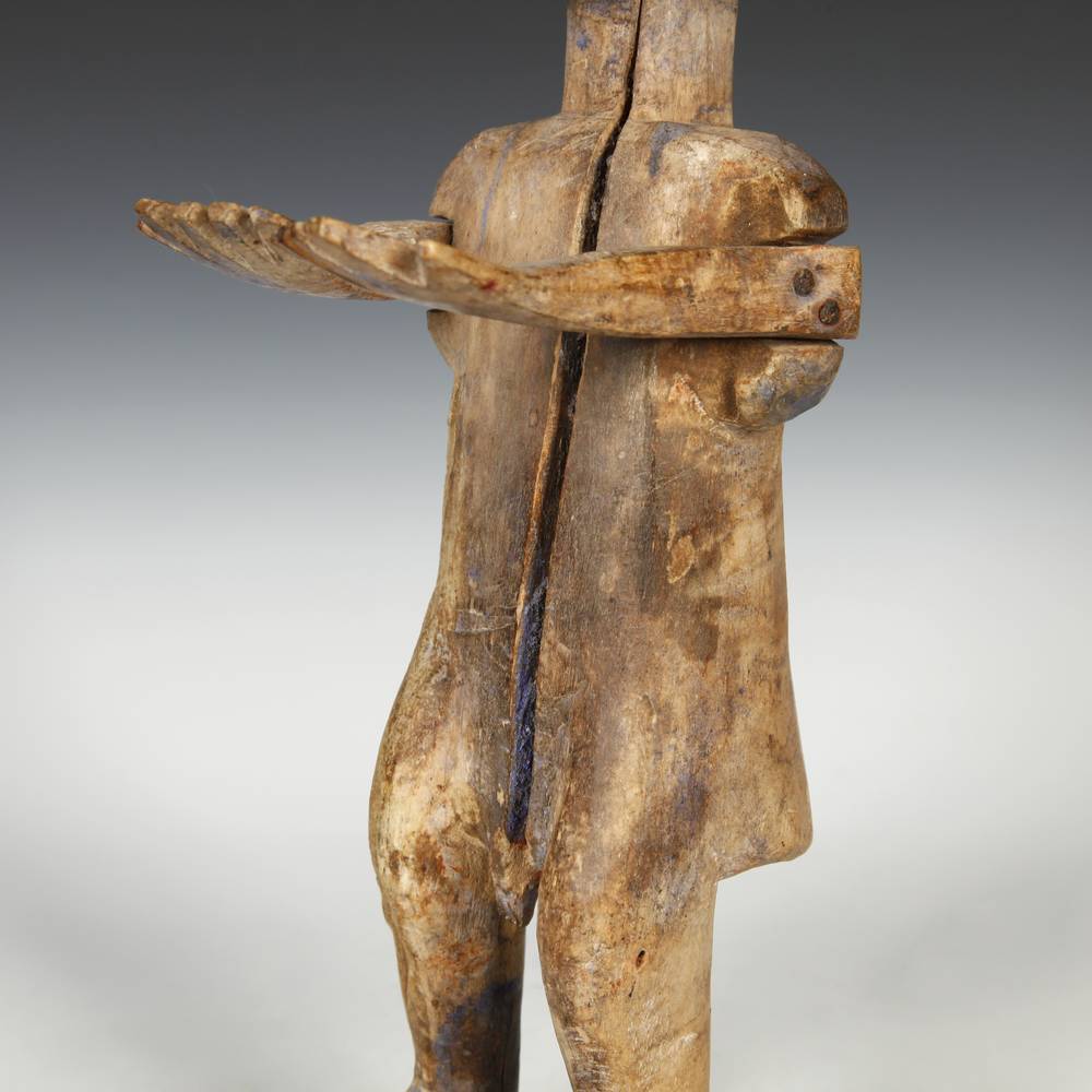 Fante Standing Figure with Arms Raised, Based - Image 7