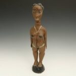 Cameroonian Bronze Figural Ring, Cameroon