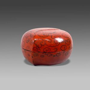 Burmese Covered Bowl with Cloud Motif