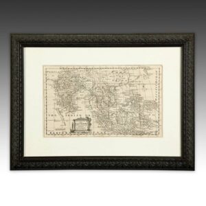 French Map, Framed