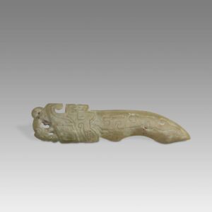 Chinese Toggle Depicting Archaic Blade