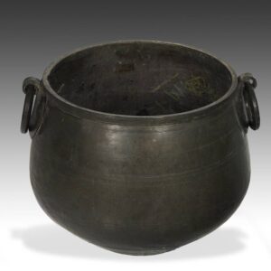 Indian Cylindrical Vessel with Loop Handles