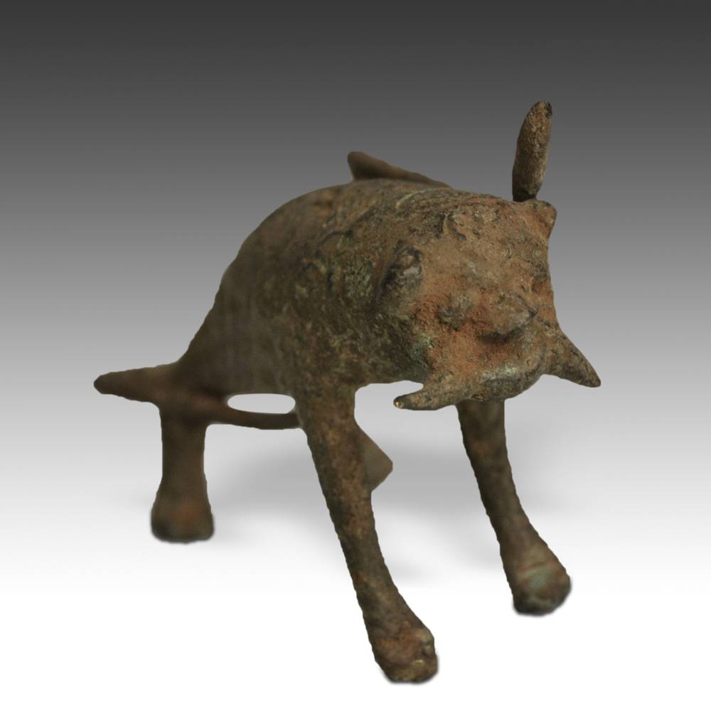 Edo Bronze Animal Figure - Image 3