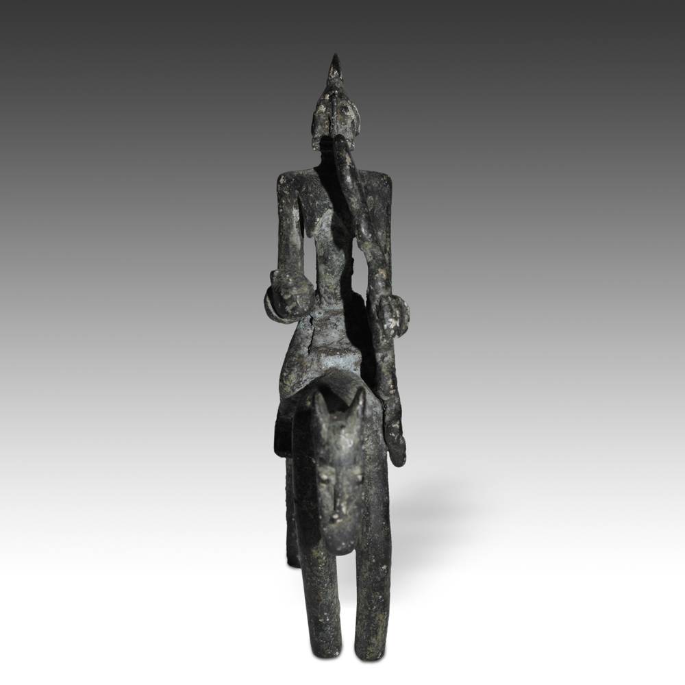 Dogon Bronze Equestrian Figure - Image 4