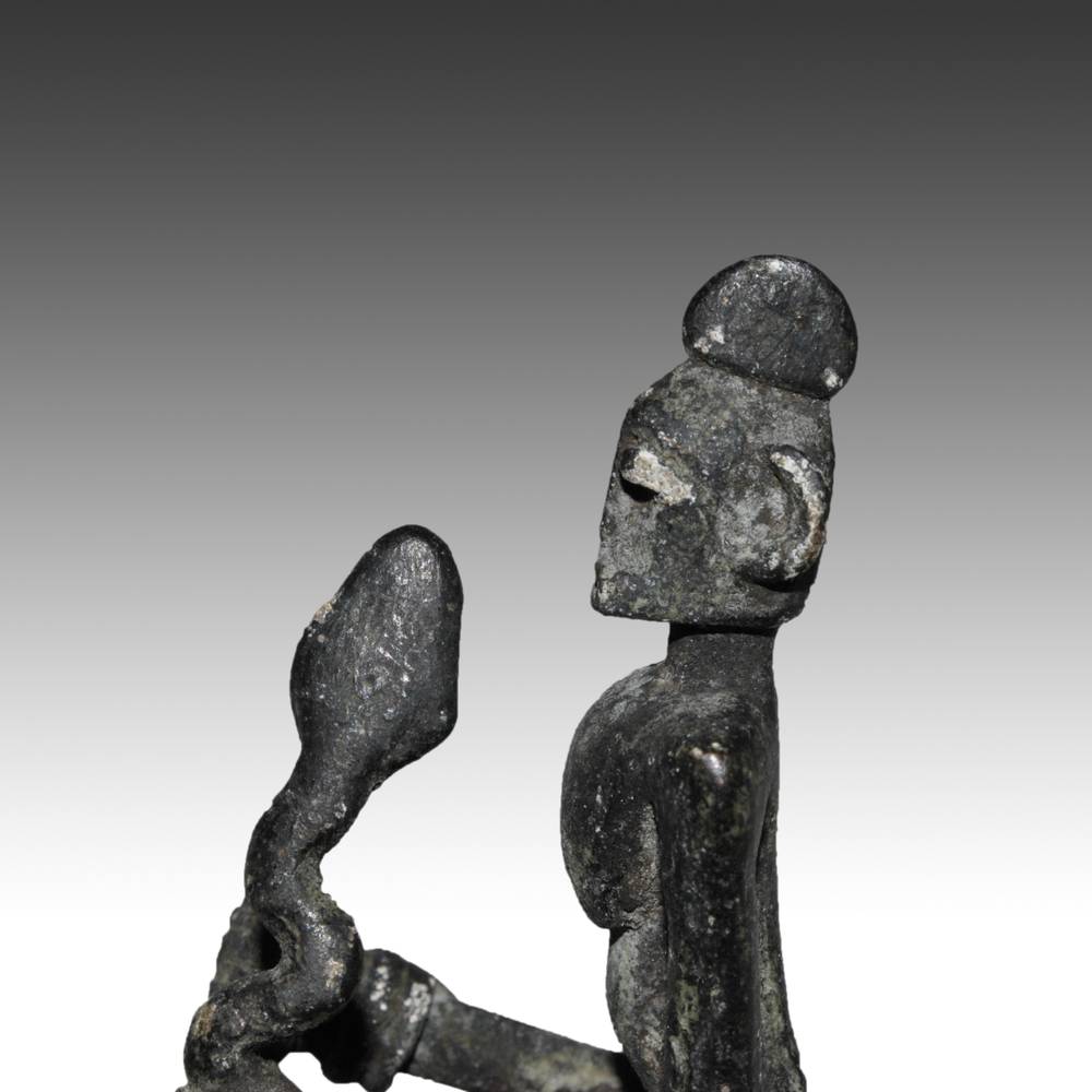 Dogon Bronze Equestrian Figure - Image 5