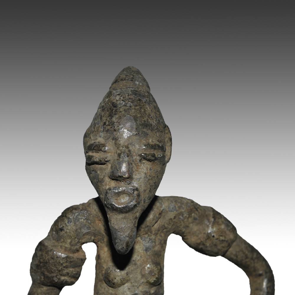 Dogon Seated Male Figure, Based - Image 5