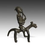 Koma Terra Cotta Funerary Figure, Based, Koma People, Ghana