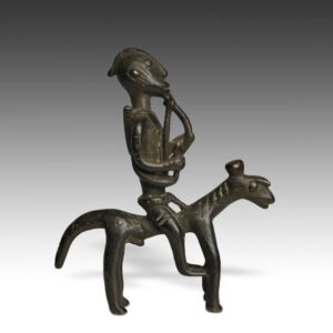 Senufo Forged Iron Equestrian Figure