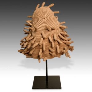 Bamileke Ashetu or Ceremonial Hat, Based