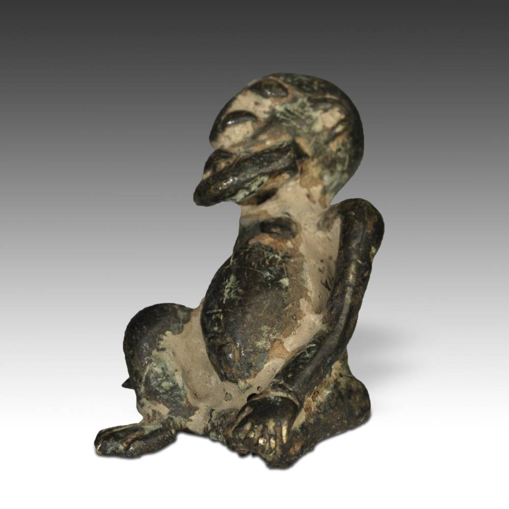 African Bronze Male Figure - Image 4