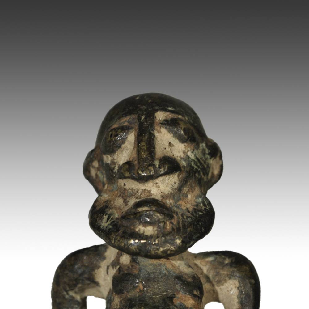 African Bronze Male Figure - Image 5