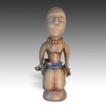 Beninese Ceremonial Dagger with Bells, Based, Benin