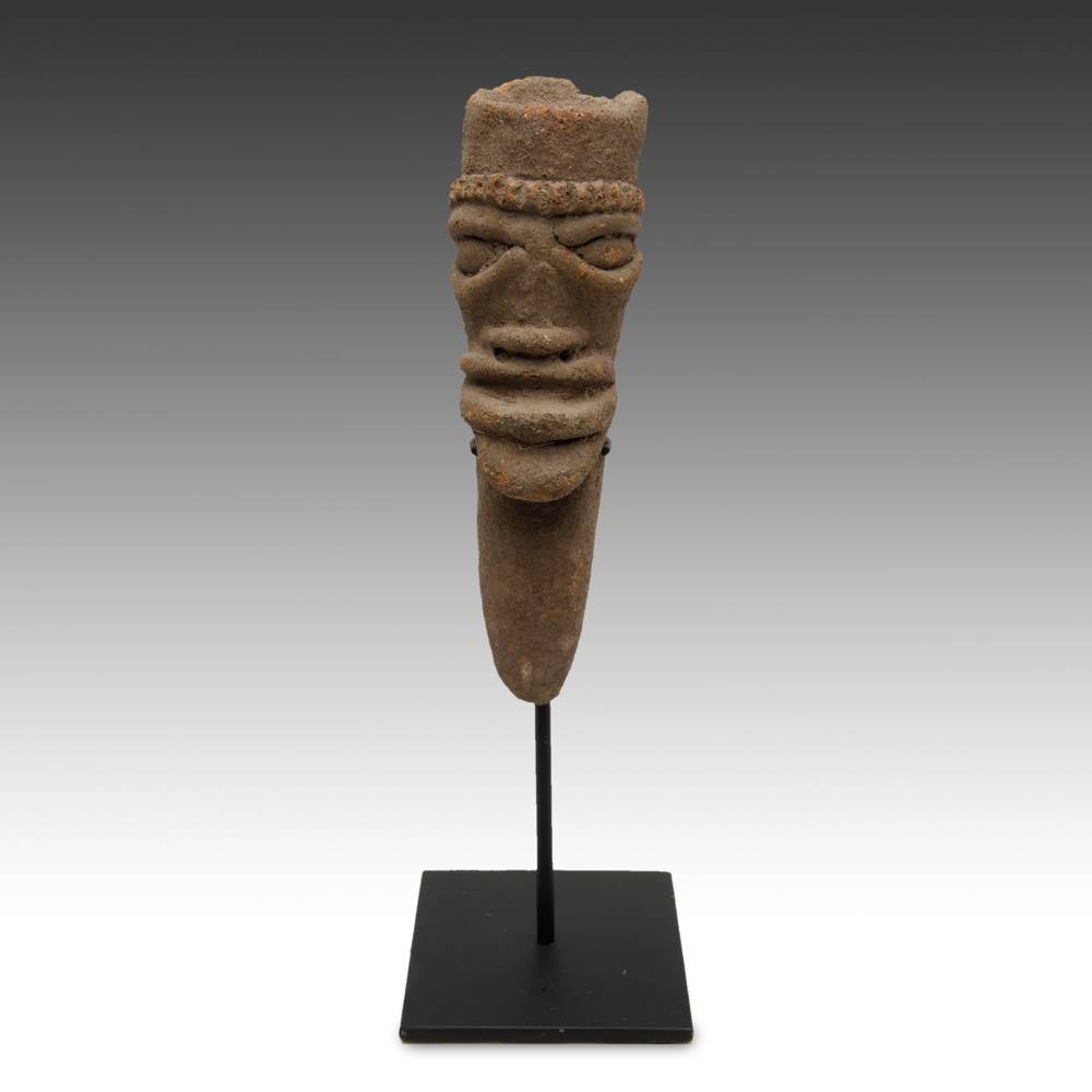 Koma Terra Cotta Funerary Figure, Based