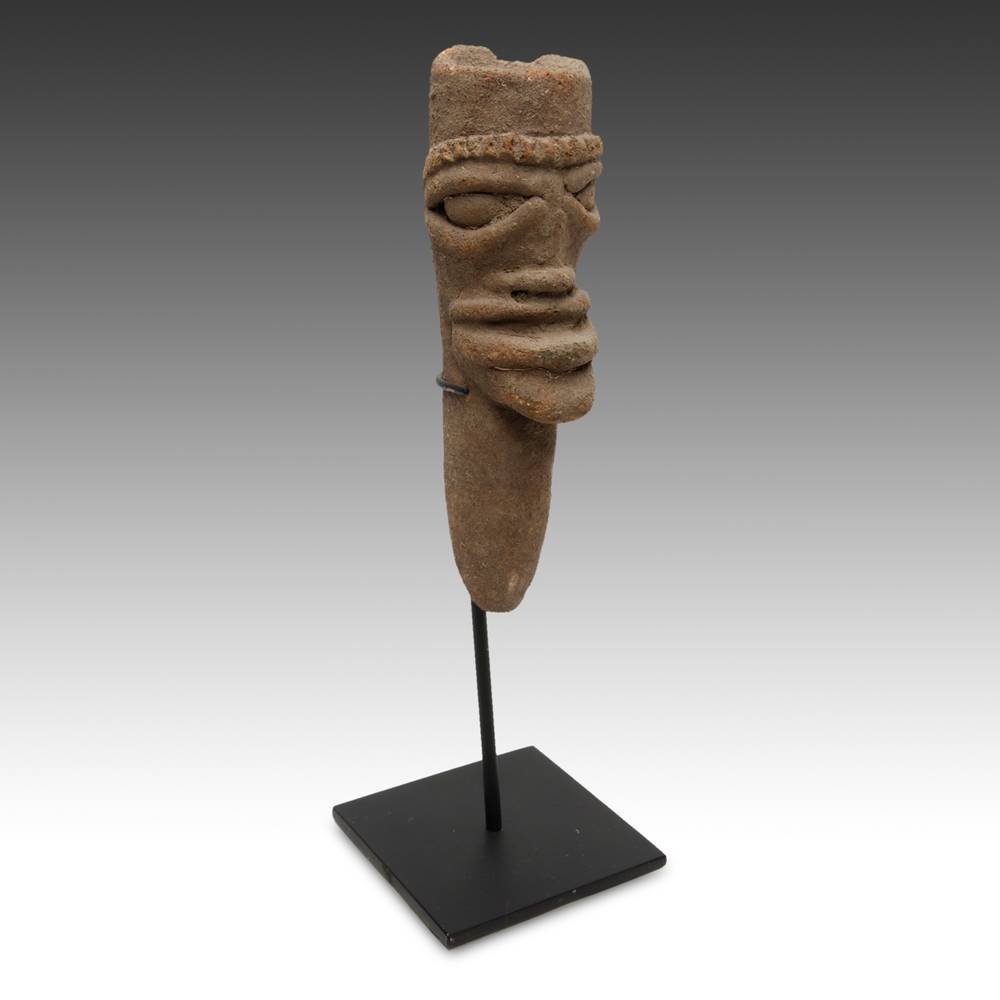 Koma Terra Cotta Funerary Figure, Based - Image 2