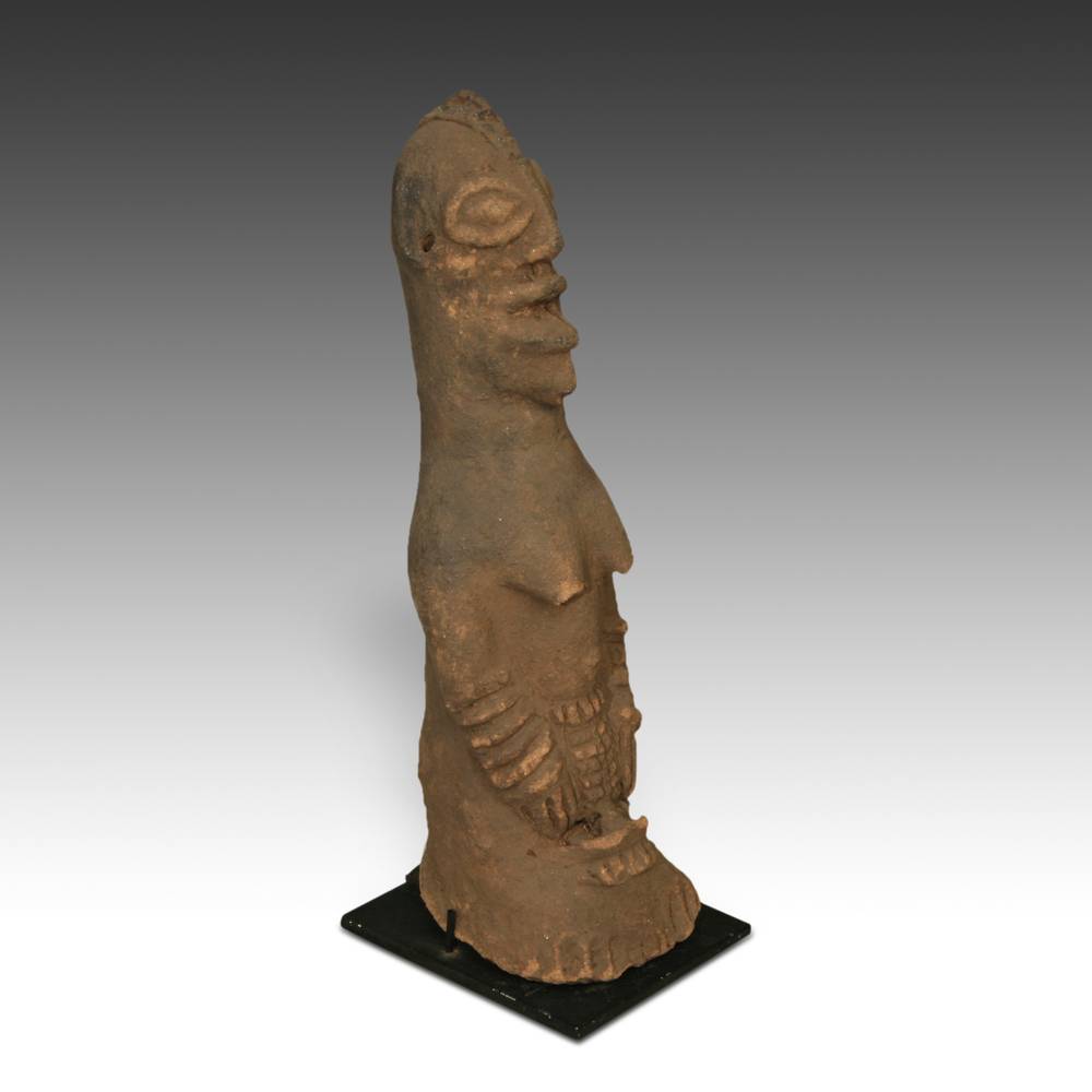 Koma Terra Cotta Funerary Figure, Based - Image 2