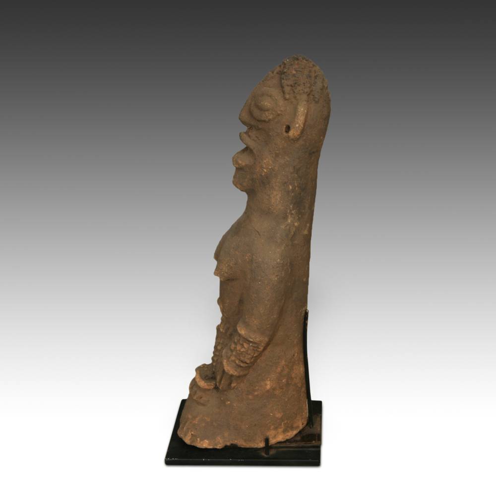 Koma Terra Cotta Funerary Figure, Based - Image 4