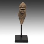 Koma Terra Cotta Funerary Figure, Based, Koma People, Ghana