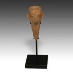 Koma Terra Cotta Funerary Figure, Based, Koma People, Ghana
