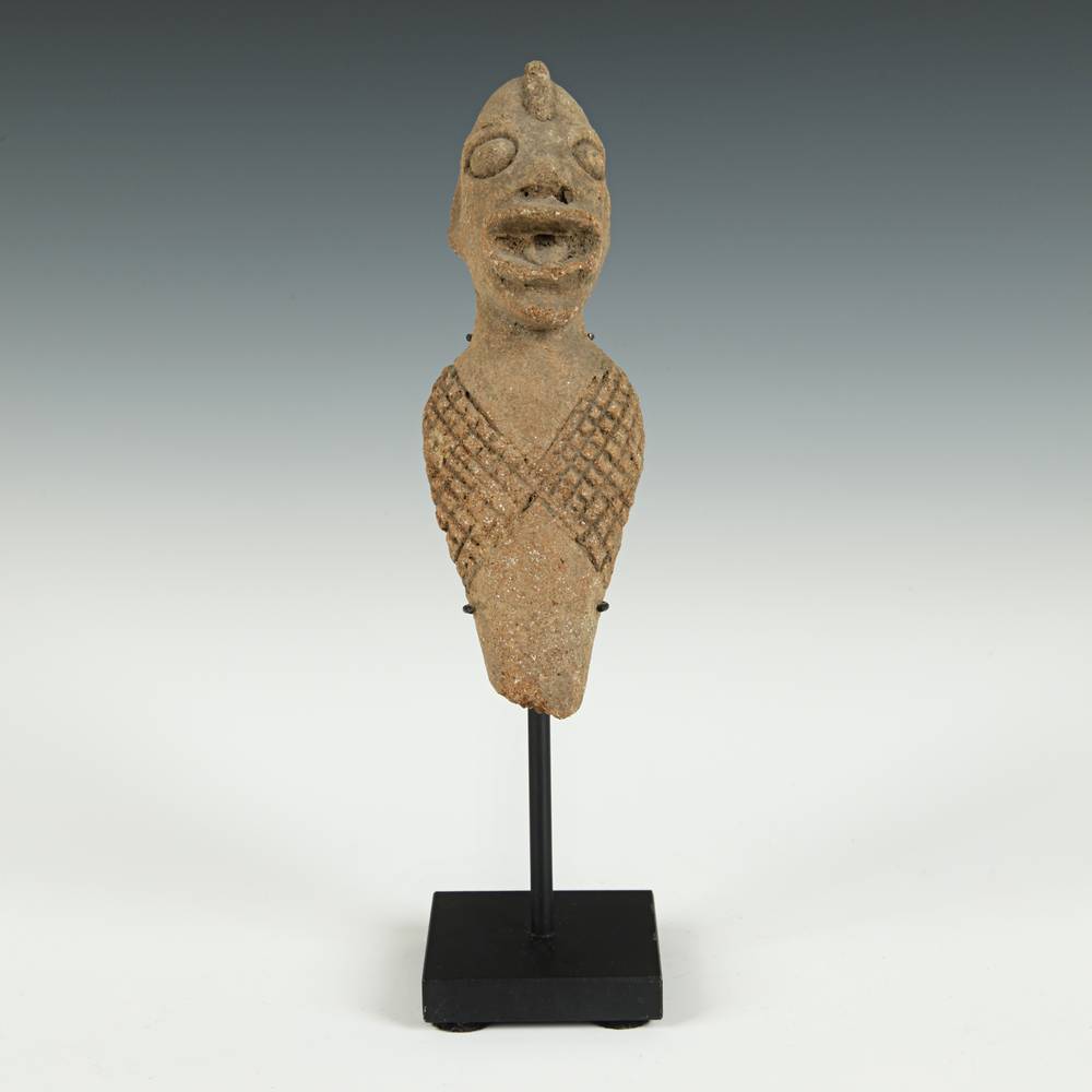 Koma Terra Cotta Funerary Figure, Based - Image 2