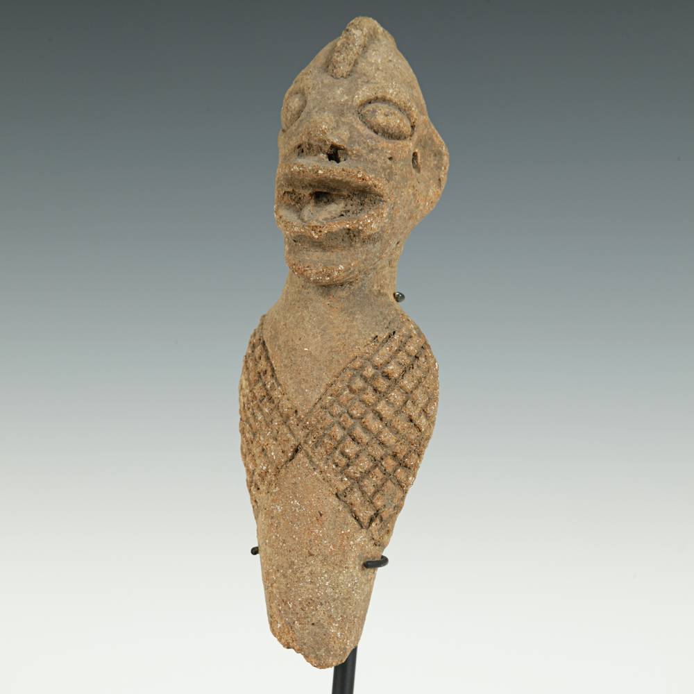 Koma Terra Cotta Funerary Figure, Based - Image 5