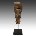 Koma Terra Cotta Funerary Figure, Based, Koma People, Ghana