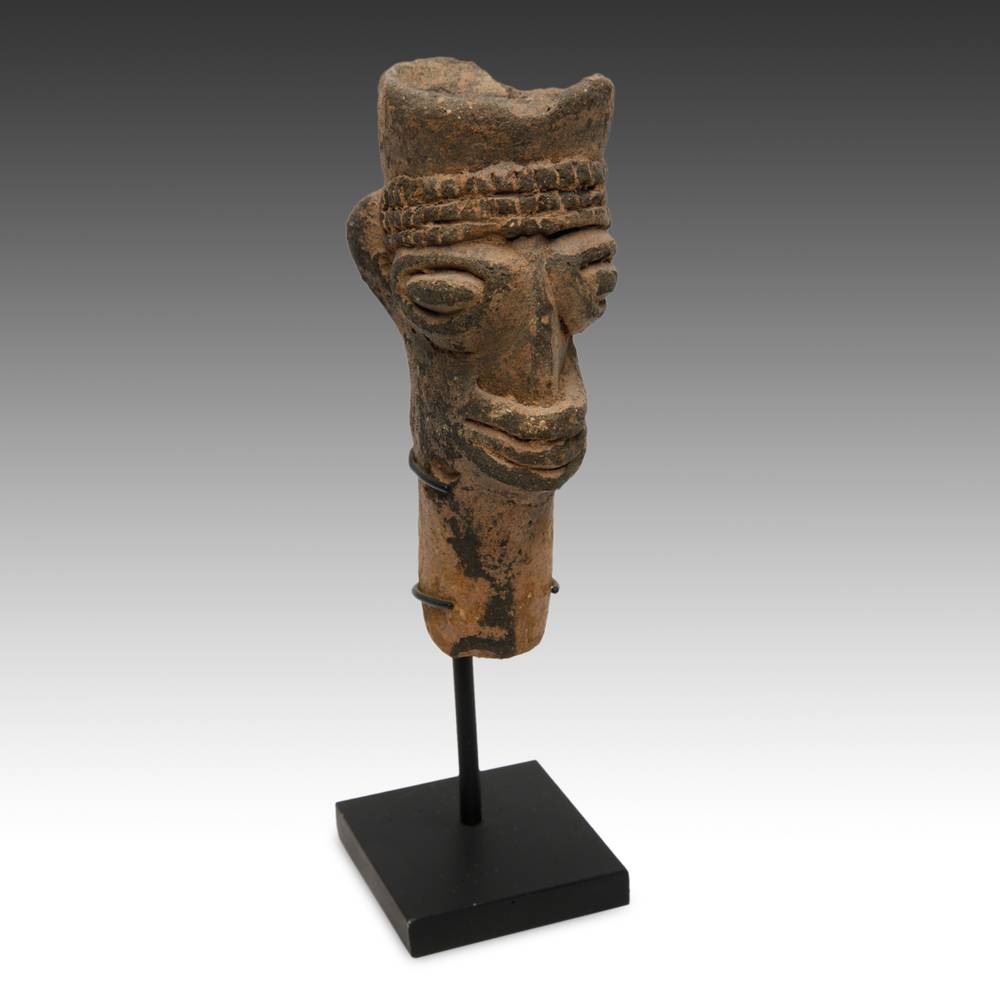 Koma Terra Cotta Funerary Figure, Based - Image 2