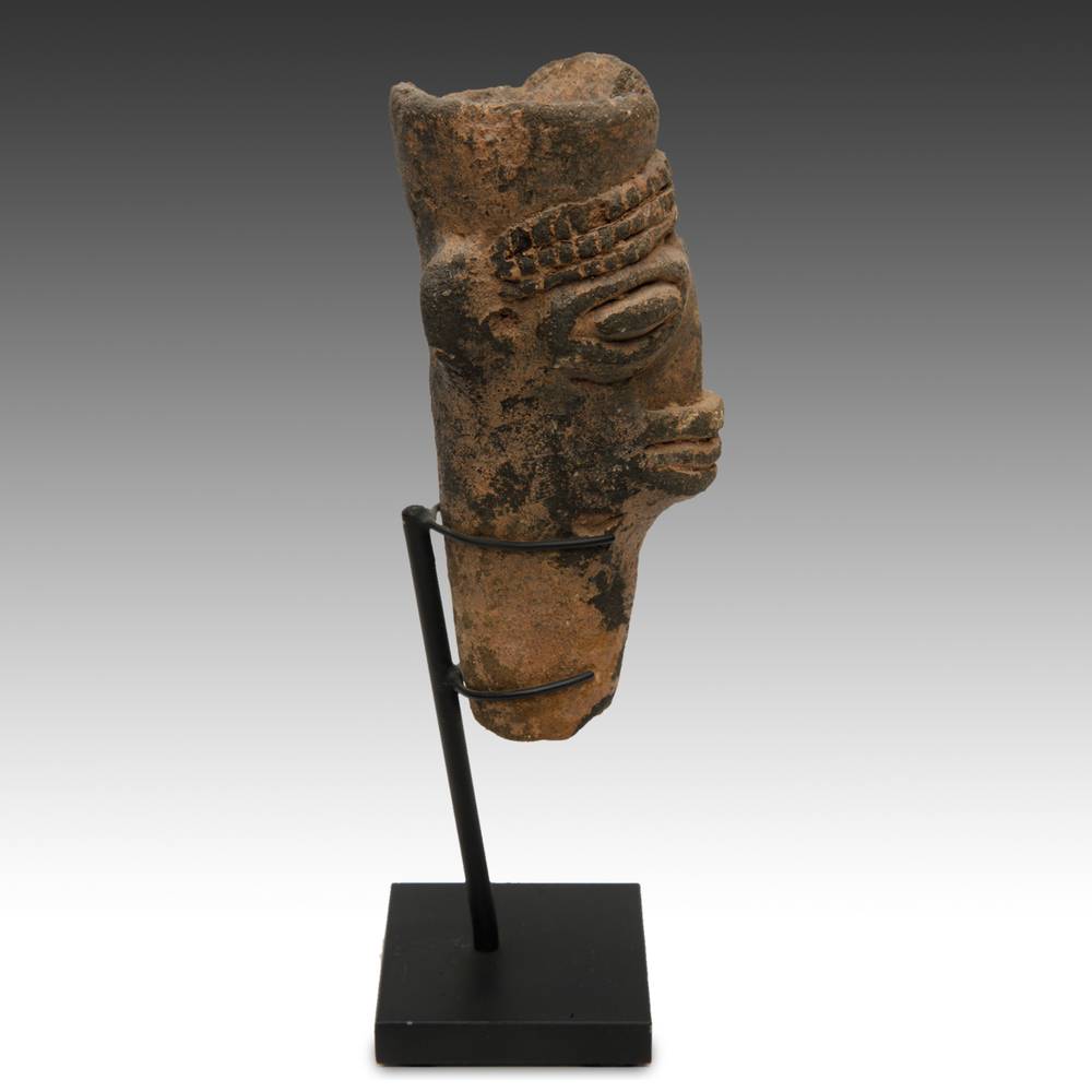Koma Terra Cotta Funerary Figure, Based - Image 3