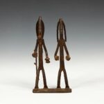 Dogon Pendant Depicting Female Monkey, Based, Dogon Peoples, Mali