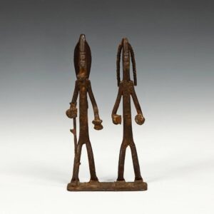Dogon Forged Iron Royal Couple