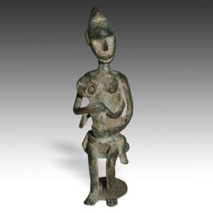 Dogon Iron Maternity Figure