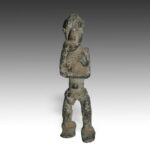 Bambara Figure of Seated Man with Bound Hands, Bambara Peoples, Mali