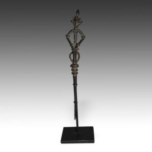 Dogon Hsir Pin Depicting Standing Figure, Based