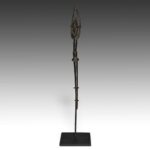 Dogon Hair Pin Depicting Frog, Based, Dogon Peoples, Mali