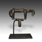 Dogon Figural Ring with Horse, Based, Dogon Peoples, Mali